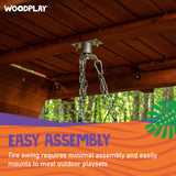 Playset Rubber Tire Swing