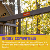 Swing Set Hanger Kit for 4” x 6” Beams