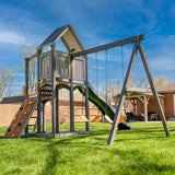 build your own swing set, diy wooden swing set, build a swing set