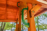 Woodplay 10" Safety Grab Handles - Green Swing Set Handle_3