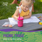 picnic table - great for outdoor eating