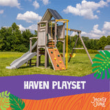 jack and june haven playset - diy swing sets