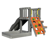 jack and june mini playset main - best small playset for toddlers. playsets for backyard and to build a swing set - do it yourself playsets