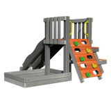 jack and june mini playset main - best small playset for toddlers. playsets for backyard and to build a swing set - do it yourself playsets toddler outdoor playset