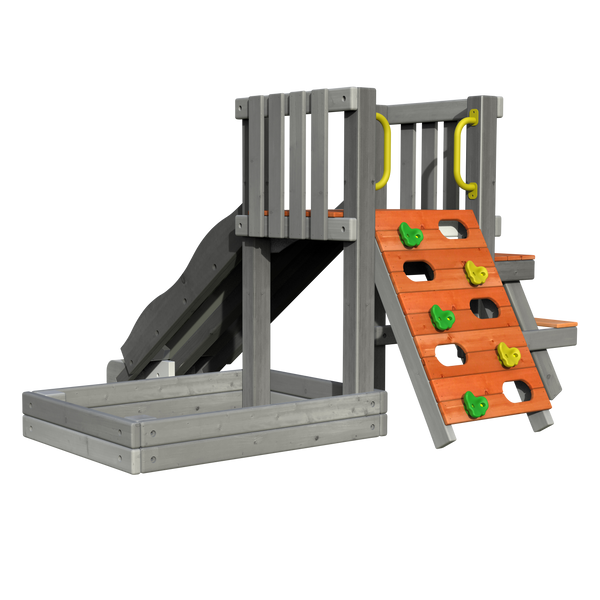 jack and june mini playset main - best small playset for toddlers. playsets for backyard and to build a swing set - do it yourself playsets