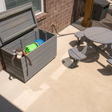 jack and june toy chest and picnic table - childs toy box