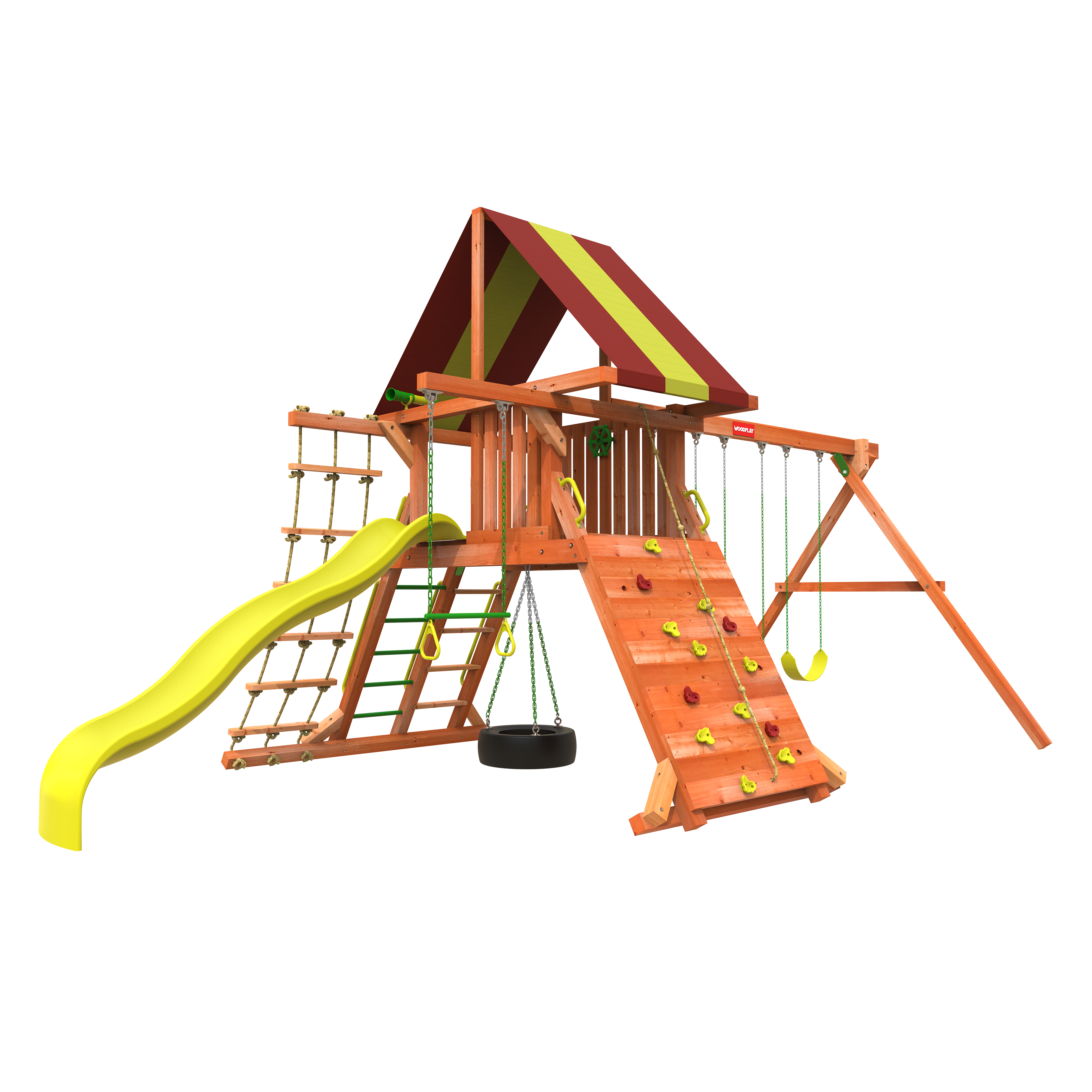 Lion's Den A Backyard Play Set | Woodplay Lion's Den A Backyard Play Set | Woodplay