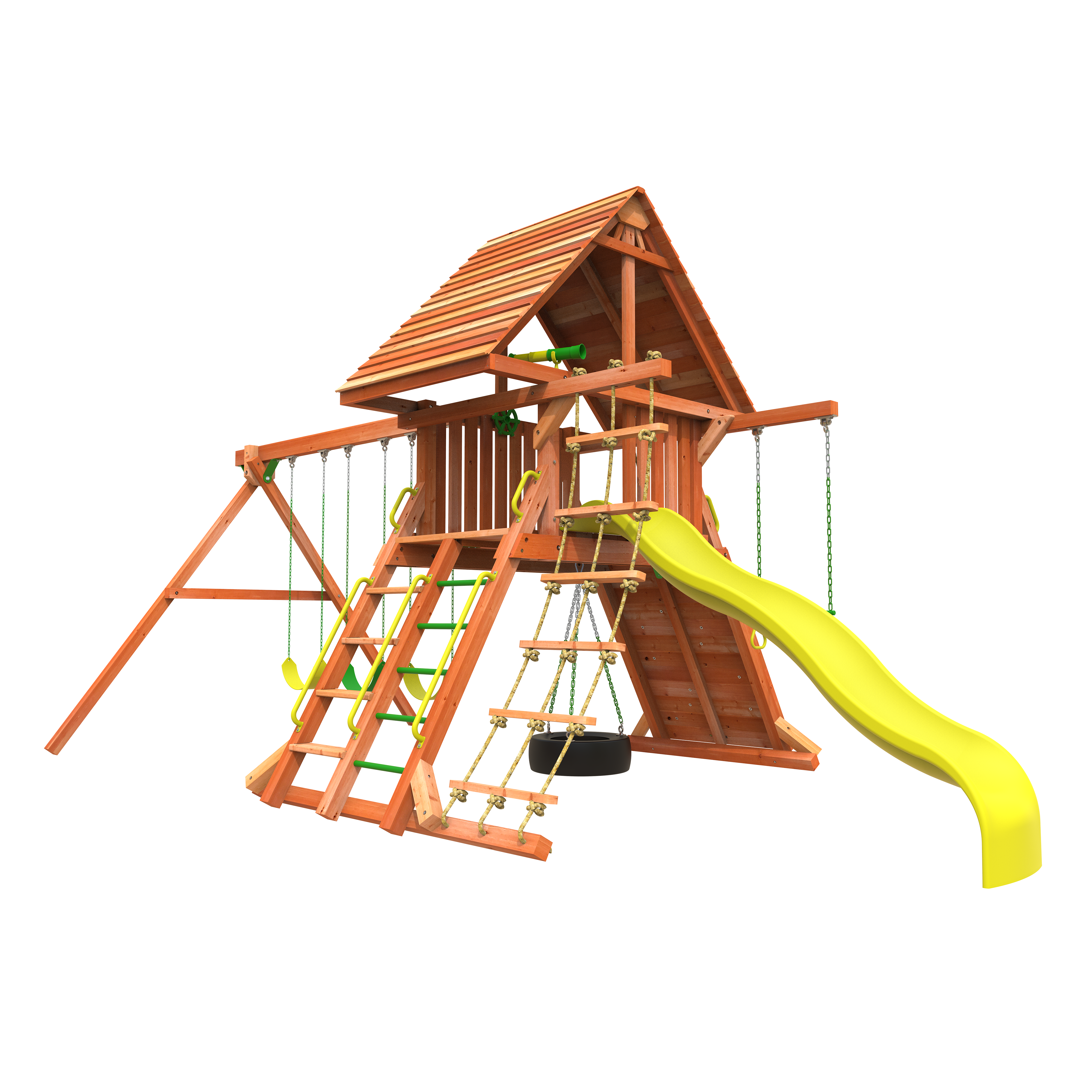 Lion's Den B Wooden Swing set | Best Swing Set | Woodplay