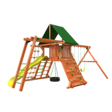 Woodplay Lion's Den C playset - swing sets for sale - outside playsets - outdoor play set - playground sets - swing sets for kids - backyard playsets playsets with monkey bars