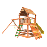 Playhouse near me from Woodplay outdoor wooden monkey tower b playset; custom built swing sets - swing set clearance
