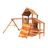 Woodplay Monkey Tower F outdoor playhouse - wood swing set for sale