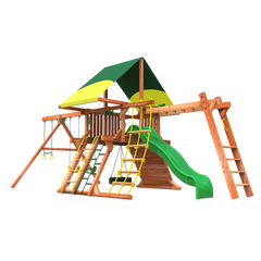 5' Outback Combo 3 Playground from Woodplay Outback Playsets - best swing sets - outbacl