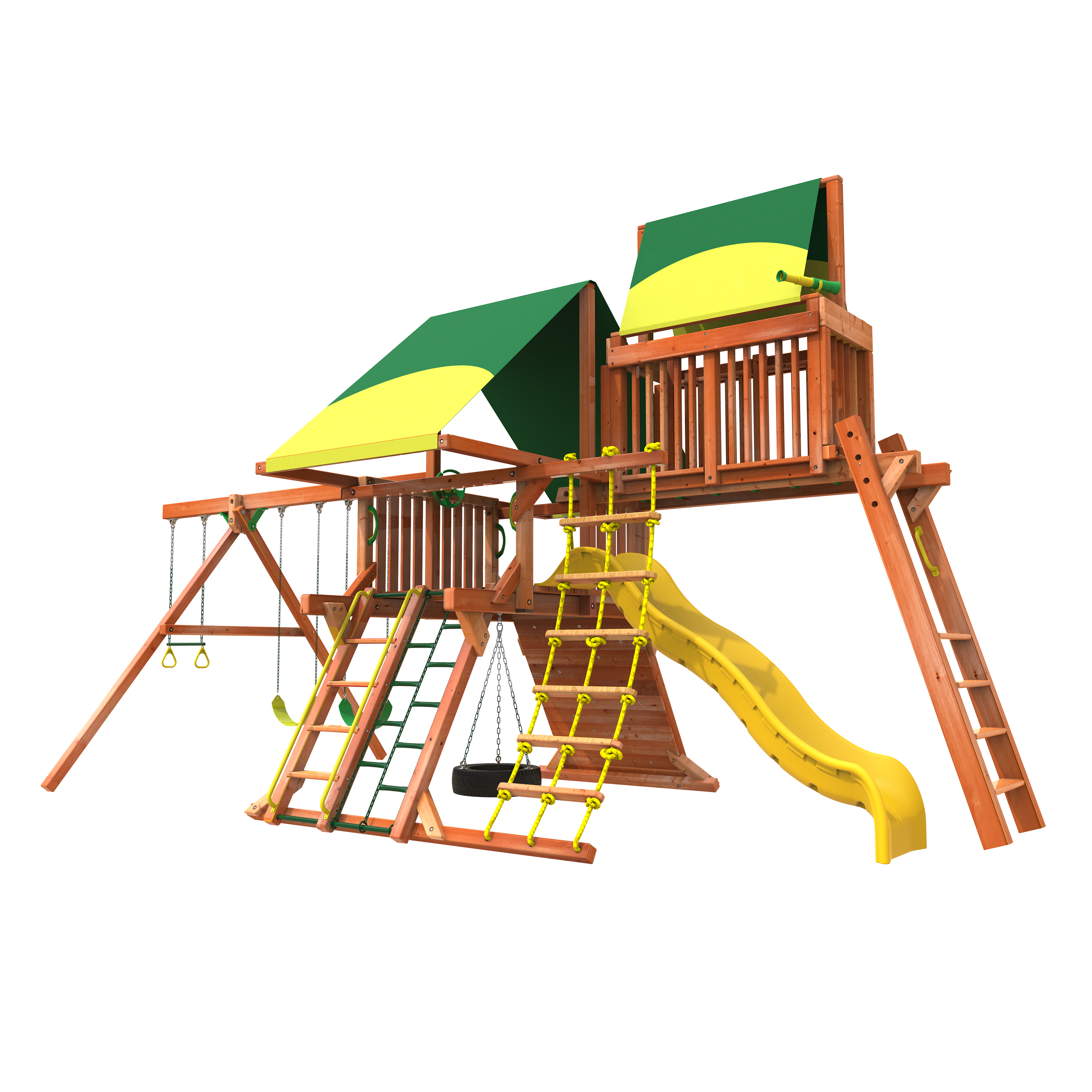 5' Outback Combo 4 Wooden Playset | Woodplay