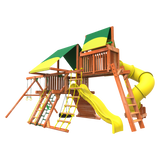 backyard playset with monkey bars