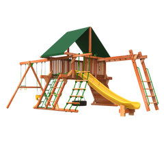 5' Outback XL Combo 2 Playground from Woodplay playsets rear view photo