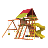 Rear view photo of Outback Combo 2 6' Play set from Woodplay 