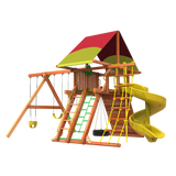 Rear view photo of Outback Combo 2 6' Play set from Woodplay