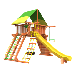 Best Playsets 7' Outback XL Combo 1 with slide and rope ladder - best backyard playset