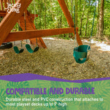 compatible and durable bucket swing for kids