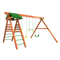 Woodplay playset jungle climber outdoor playsets - back yard swing sets