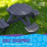 easy assembly arrives flat packed and pre-drilled