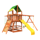 5' Playhouses Combo 2 wooden playset available near me - childs playhous