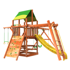 5' Playhouse Combo 3 wooden playset for sale near me - childs playhouse 