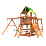 playhouse swing set combo from woodplay outdoors