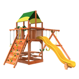 best backyard swing sets and best backyard playsets from woodplay