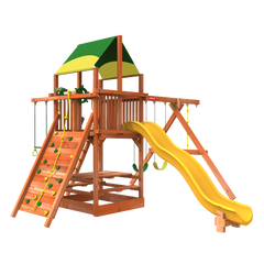 best backyard swing sets and best backyard playsets from woodplay