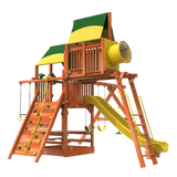 Playground from Woodplay Playsets 6' Playhouse Combo 4 - best swing set