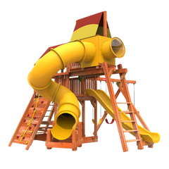 where to buy outdoor wooden playset playhouse combo xl 6' 5 from woodplay