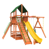 6' Playhouse XL Combo for sale from Woodplay outdoor playhouse