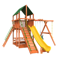 6' Playhouse XL Combo for sale from Woodplay outdoor playhouse
