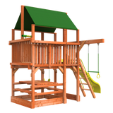 Playhouse Space Saver 3 from woodplay outdoor wooden playset