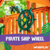 Pirate Ship Wheel from Woodplay Playsets playground accessories