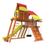 Woodplay Outback Space Saver 4 Playground - swing sets for small yards