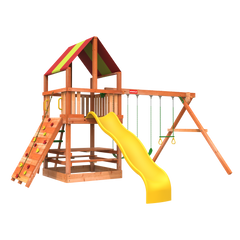 Tiger Tower A Playset from Woodplay - safari playsets - yard playsets - small backyard playsets