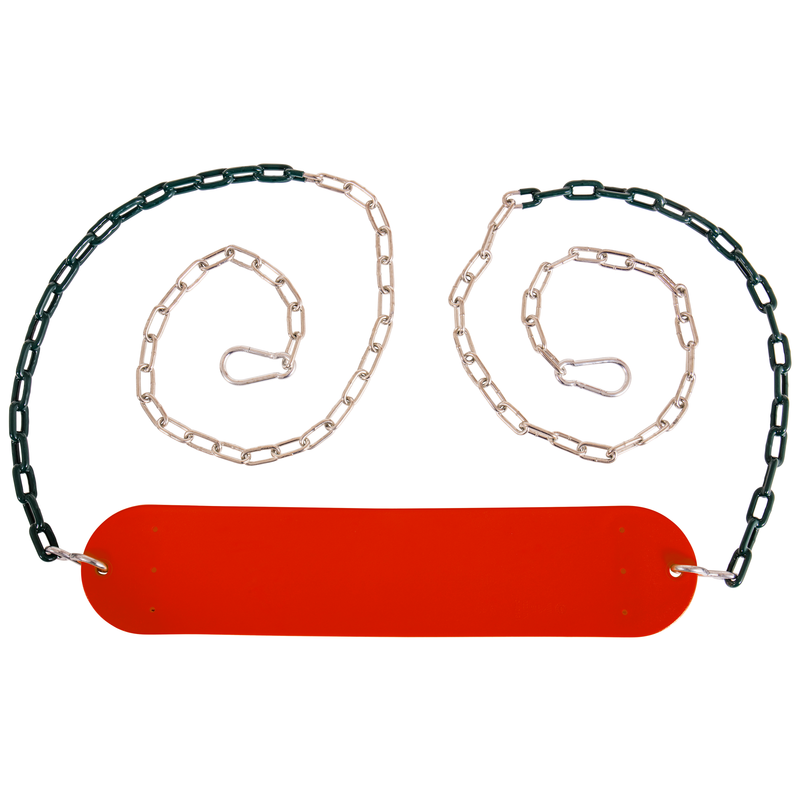 Woodplay Belt Swing - 80" Chains - Red_4