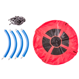 Woodplay 24" Round Swing Red Nest Swing for Playsets_5