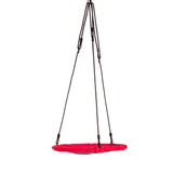 Woodplay 30" Round Nest Swings -  Red_3