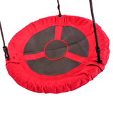 Woodplay 30" Nest Swings -  Red_4 - basket swing - swings for backyards