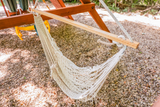 Woodplay Hand-Woven Adult Hammock Swing - Playset Attachment - backyard swing