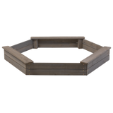 Jack and June Hexagonal SandBox - outdoor play - sandboxes
