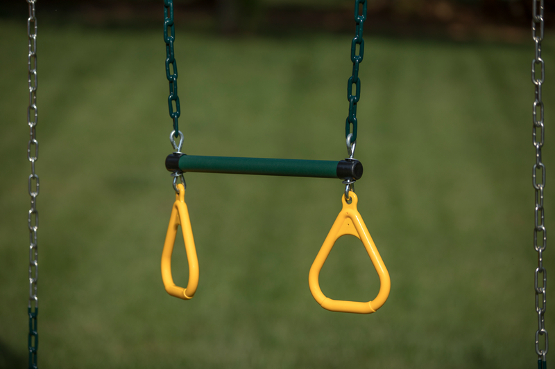 Woodplay Ring Trapeze Bar and Swing - 50" Chains_8