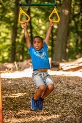 Woodplay Ring Trapeze Bar and Swing - 50" Chains_9