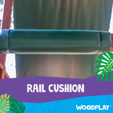 Green Rail Cushion for Swing Sets