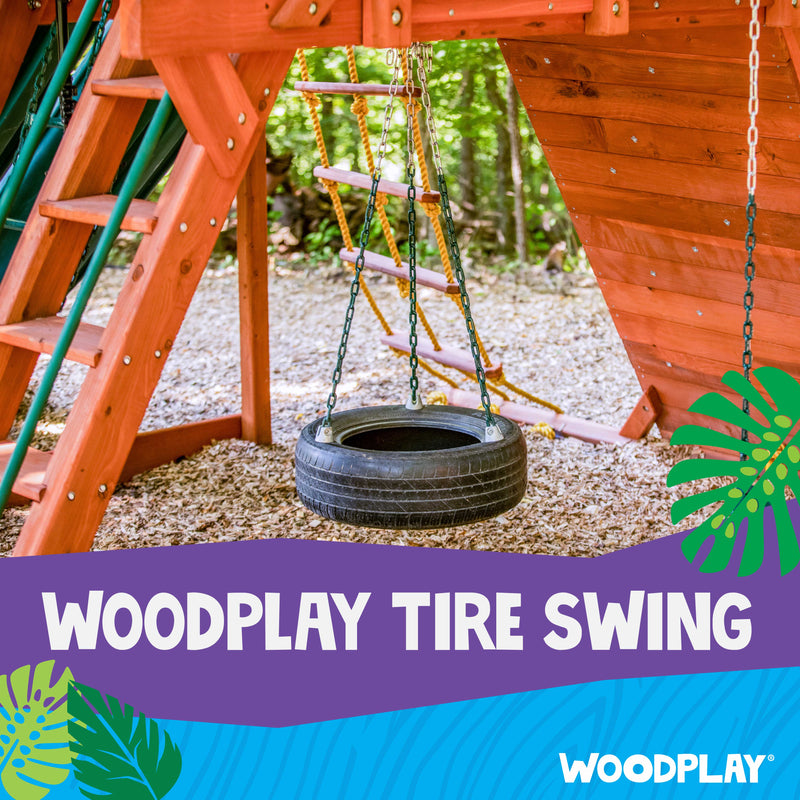 rubber horse tree swing Playset Rubber Tire Swing