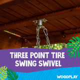 Three-Point Tire Swing Swivel