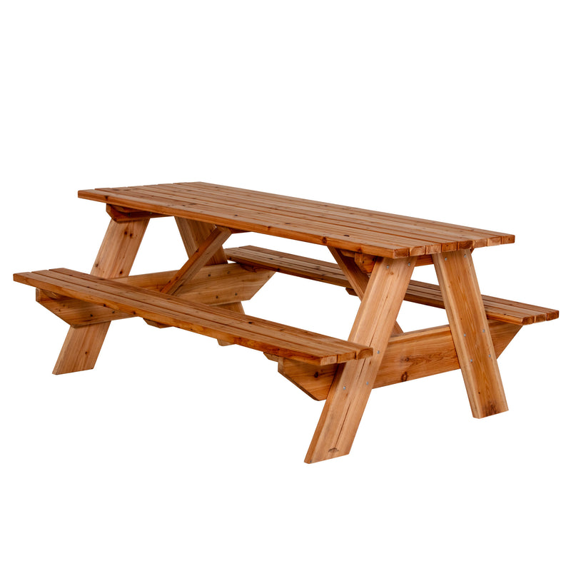 Adult Rectangular Picnic Table Woodplay